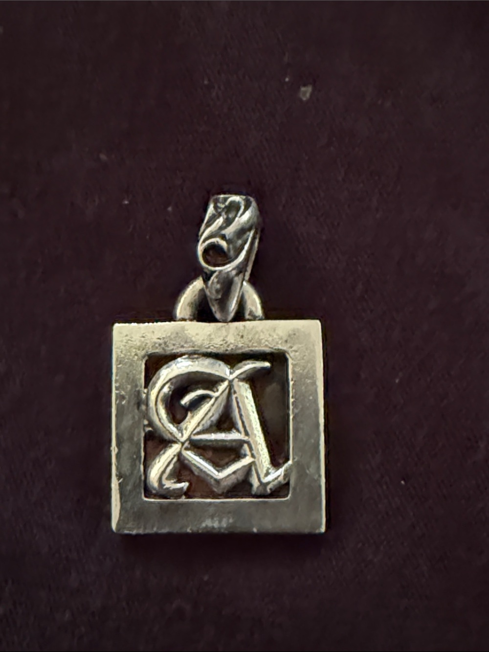 Chrome Hearts Alphabet pendant letter A